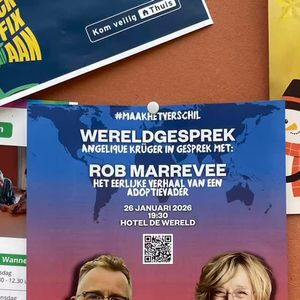 Wat betekent het om ergens écht thuis te zijn?
En wat gebeurt er als niemand luistert naar wat kinderen proberen te vertellen?
Op 26 januari gaat Angelique Krüger in gesprek met Rob Marrevee over zijn boek Vaderland.
Over adoptie, loyaliteit en de stille pijn die vaak onzichtbaar blijft.
🎟️ Deelname is gratis
📩 Wel vooraf aanmelden via de link in onze bio
#Wereldgesprek #MaakHetVerschil #Vaderland #Hoteldewereld #robmarrevee @hoteldewereld