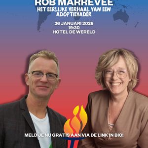 Op 26 januari hebben we alweer het eerste Wereldgesprek van 2026!
Presentatrice Angelique Krüger gaat in gesprek met Rob Marrevee over zijn boek Vaderland, zijn ervaringen en de maatschappelijke verantwoordelijkheid om beter te luisteren naar adoptiekinderen en hun verhalen.
Want werkelijk thuis kunnen zijn begint pas wanneer we leren zien wat kinderen ons al die tijd al proberen te vertellen.
Praat mee over adoptie, loyaliteit en de onzichtbare littekens die ontstaan wanneer werelden botsen.
Wil jij hierbij zijn? Deelname is kosteloos!
In verband met het beperkte aantal plaatsen wél graag vooraf aanmelden.
Dat kan via: https://www.wageningen45.nl/nieuws/wereldgesprek-met-rob-marrevee-26-januari
#MaakHetVerschil #VuurVerbindt #WatLiefdeKanDoen @hoteldewereld